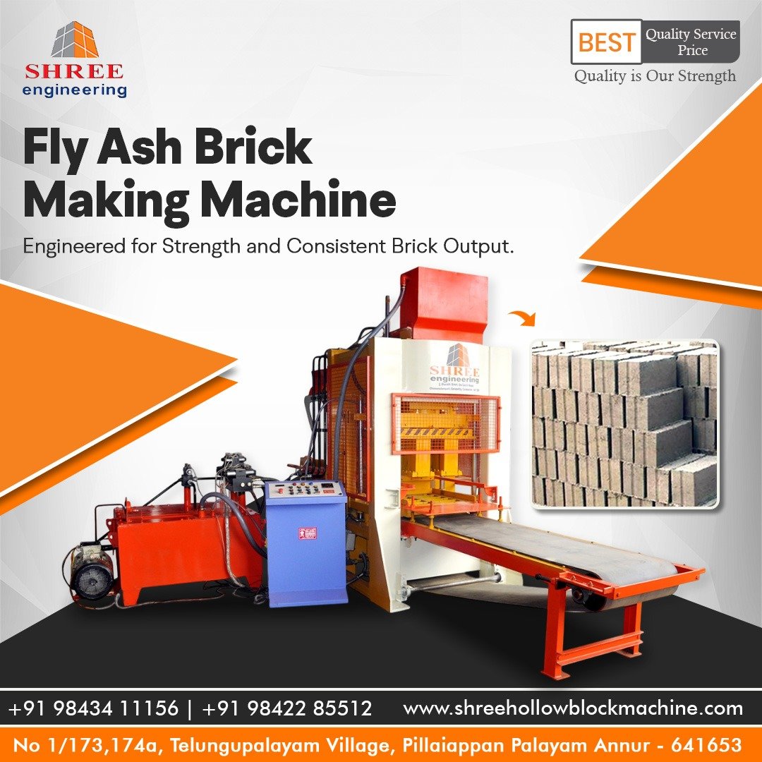 Fly Ash Brick Making Machine Manufacturers in India